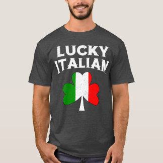 ラッキーイタリアンSt patricks dayアイリッシュイタリア Tシャツ