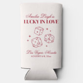 ラッキーインラブカクテルバチェロレッテ週末 スリム缶クーラー (裏面)