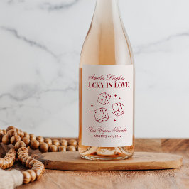 ラッキーインラブカクテルバチェロレッテ週末 ワインラベル