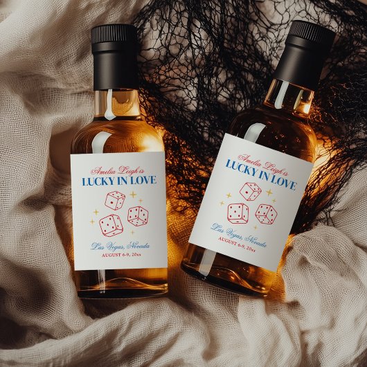 ラッキーインラブカジノバチェロレッテ週末 リキュールボトルラベル