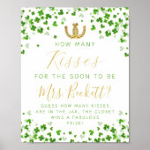 ラッキーインラブセントパトリックの日ブライダルシャワーゲーム ポスター (正面)