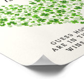 ラッキーインラブセントパトリックの日ブライダルシャワーゲーム ポスター (角)