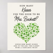 ラッキーインラブセントパトリックの日ブライダルシャワーゲーム ポスター (正面)
