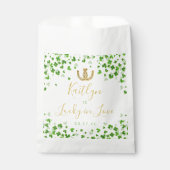 ラッキーインラブセントパトリックの日ブライダルシャワー フェイバーバッグ (正面)