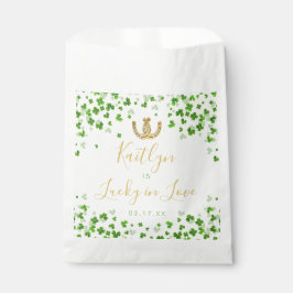 ラッキーインラブセントパトリックの日ブライダルシャワー フェイバーバッグ