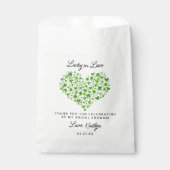 ラッキーインラブセントパトリックの日ブライダルシャワー フェイバーバッグ (正面)