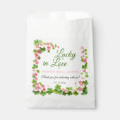 ラッキーインラブセントパトリックの日ブライダルシャワー フェイバーバッグ (正面)