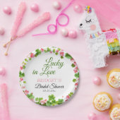 ラッキーインラブセントパトリックの日ブライダルシャワー ペーパープレート (パーティー)