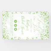 ラッキーインラブセントパトリックの日ブライダルシャワー 横断幕 (横)