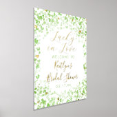 ラッキーインラブセントパトリックの日ブライダルシャワー 箔ポスター (レイダウン)