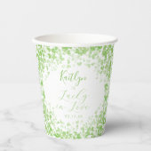ラッキーインラブセントパトリックの日ブライダルシャワー 紙コップ (正面)