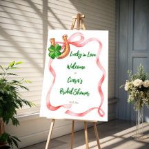 ラッキーインラブセントパトリックブライダルシャワー歓迎