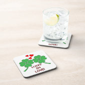 ラッキーインラブハートクローバー コースター (右側)
