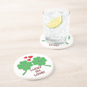 ラッキーインラブハートクローバー コースター (側面)