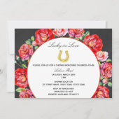 ラッキーインラブブライダルシャワー招待状 招待状 (正面)