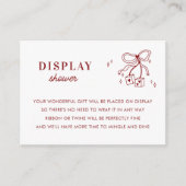 ラッキーインラブベガスカジノディスプレイブライダルシャワー エンクロージャーカード (正面)