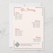 ラッキーインラブベガスカジノモダンバチェロレッテ 招待状 (裏面)