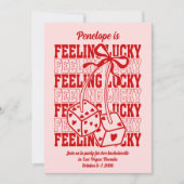 ラッキーインラブベガスバチェロレッテ招待状 招待状 (正面)