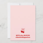 ラッキーインラブベガスバチェロレッテ招待状 招待状 (裏面)