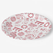 ラッキーインラブベガスバチェロレッテ ペーパープレート (アングル)