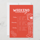 ラッキーインラブラスベガスガールズトリップバチェロレッテ 招待状 (裏面)