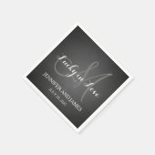 ラッキーインラブ素朴ズ結婚紙ナプキンス スタンダードカクテルナプキン (角)