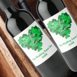 ラッキーインラブ結婚イベント ワインラベル