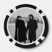 ラッキーインラブ金ゴールドサイコロ結婚式の引き出物 ポーカーチップ (裏面)