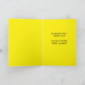 ラッキーイースターバニーおもしろいリドル子供へカード カード (内部)