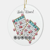 ラッキーウィナービンゴテーマ献身 セラミックオーナメント (左)