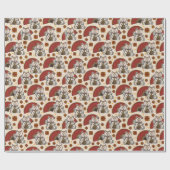 ラッキーウェ中国のルス猫ギフト包装紙 ラッピングペーパー (フラット)