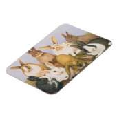 ラッキーウサギ マグネット (左側)