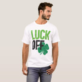 ラッキーオフクローバーSt patricks day Tシャツ (正面フル)
