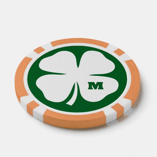 ラッキーカスタムクローバートランプのポーカーチップゴルフボールマーカー ポーカーチップ (シングル)