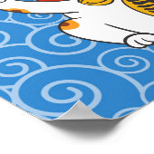 ラッキーカ日本のリコ猫 | Maneki Nekoポスター ポスター (角)