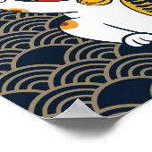 ラッキーカ日本のリコ猫 | Maneki Nekoポスター ポスター (角)