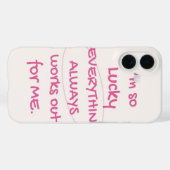 ラッキーガールフォンケース Case-Mate iPhoneケース (裏面 (横))