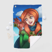 ラッキーガール ゴルフタオル (インサイチュ)