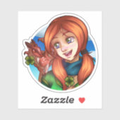 ラッキーガール シール (シート)