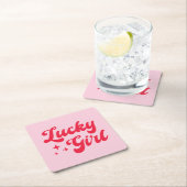 ラッキーガール スクエアペーパーコースター (インサイチュ)