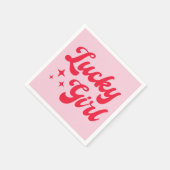 ラッキーガール スタンダードカクテルナプキン (角)