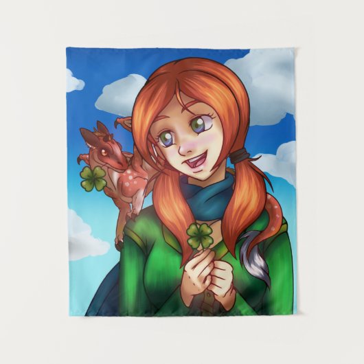 ラッキーガール タペストリー (正面)