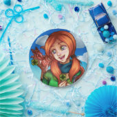 ラッキーガール ペーパープレート (パーティー)