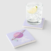 ラッキーガール、ラッキーガール、ラッキーアフェスティバル ストーンコースター (横)