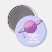 ラッキーガール、ラッキーガール、ラッキーアフェスティバル マグネット (正面/裏面)