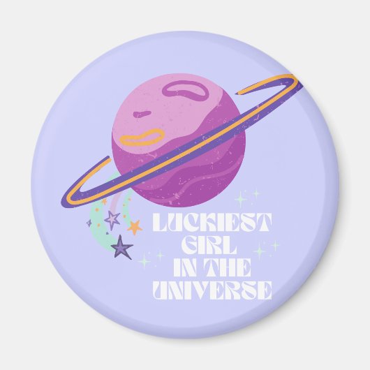 ラッキーガール、ラッキーガール、ラッキーアフェスティバル マグネット (正面)