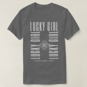 ラッキーガール Tシャツ (デザイン正面)