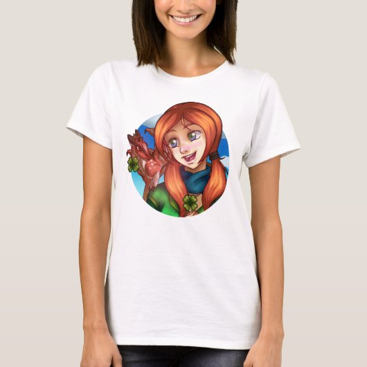 ラッキーガール Tシャツ (正面)