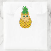 ラッキーキャットシール – かわいいプレゼントアイディア ラウンドシール (バッグ)