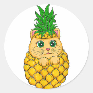 ラッキーキャットシール – かわいいプレゼントアイディア ラウンドシール